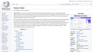 
                            2. Yahoo! Mail - Wikipedia - Rogers Yahoo Mail Portal History