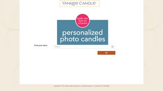Yankee Candle Configurator Login Page - Yankee Candle Portal
