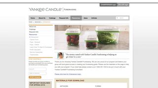 
                            1. Yankee Candle® Fundraising - Chairperson - Yankee Candle Chairperson Portal