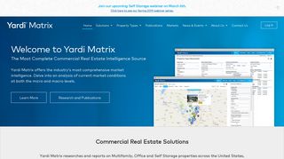 
Yardi Matrix: Commercial Real Estate Data and Research  
