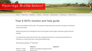 
Year 6 SATs revision and help guide |  
