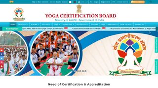 
                            3. YOGA Certification Board: YCB - Qci Yoga Portal