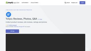 
                            2. Yotpo: Product & Photo Reviews – Ecommerce Plugins for ... - Yotpo Sign In