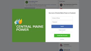 
You can make an immediate payment online... - Central Maine ...
