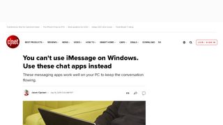 
                            9. You can't use iMessage on Windows. Use these chat apps ... - Imessage Web Portal