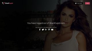 You have logged out of BrazilCupid.com - Brazilcupid Com Portal