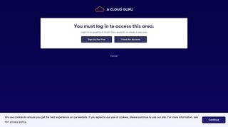 You must log in to do quizzes and practice exams. - A Cloud ... - Cloudguru Com Portal