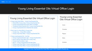
                            8. Young Living Essential Oils Virtual Office Login - Duck DNS - Young Living Virtual Office Portal Canada