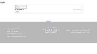 
                            4. Young Living Foundation: Login