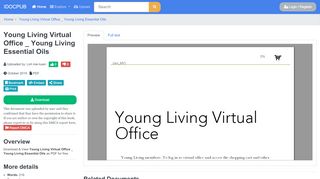 
                            1. Young Living Virtual Office | Young Living Essential Oils - Young Living Virtual Office Portal Canada
