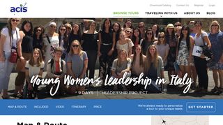 
                            8. Young Women's Leadership in Italy - ACIS - Student Portal Milan Bakersfield