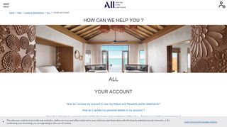 
                            5. your account - Accor Live Limitless - Accorhotels Portal To My Account