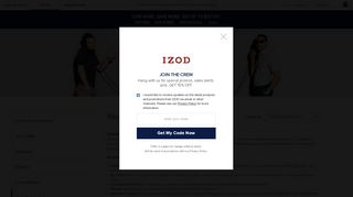 
                            7. Your Account | IZOD - Calvin Klein Account Portal