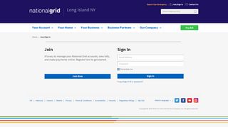 
                            6. Your account profile sign-in - National Grid - National Grid Gas Long Island Portal