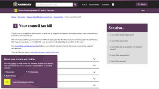 
                            9. Your council tax bill - Barnsley Council - Barnsley Council Tax Portal