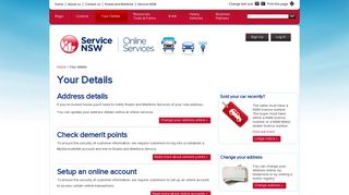 
                            6. Your Details - Service NSW - Rta Portal