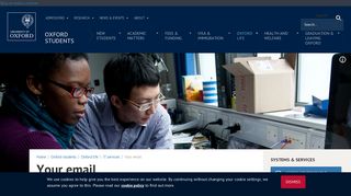 
                            1. Your email | University of Oxford - Oucs Nexus Email Portal