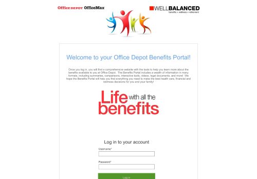 
                            8. your Office Depot Benefits Portal! - Office Depot Learning Portal
