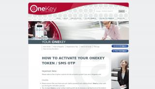 
                            5. Your OneKey - How to Activate your OneKey Device - OneKey - Portal Assurity Sg Activate