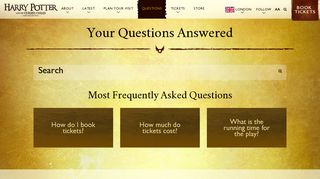 
                            4. Your Questions Answered | Harry Potter and the Cursed Child ... - Nimax Harry Potter Portal