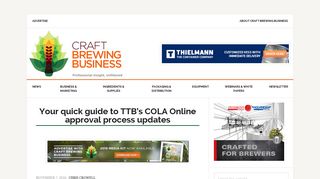 
                            8. Your quick guide to TTB's COLA Online approval process ... - Ttb Colas Online Portal
