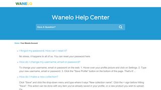 
                            4. Your Wanelo Account - Wanelo - Wanelo Sign Up