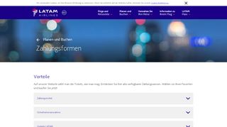 
                            4. Zahlungsformen - LATAM.com - Portal Latam