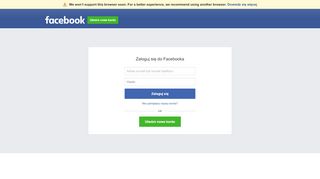 
                            3. Zaloguj się do Facebooka | Facebook - Facebook Portal Jezyk Polski