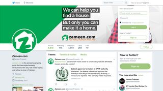 
Zameen.com (@ZameenProperty) | Twitter  
