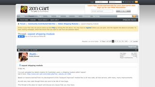Zen Cart Support - Mytnt Portal Australia
