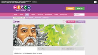 
                            8. Zeus | Slots | Mecca Bingo - Mecca Bingo Portal Online Slots