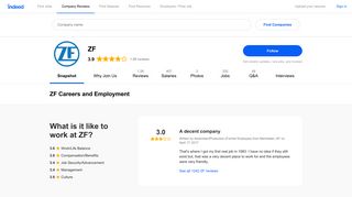 
                            5. ZF Careers and Employment | Indeed.com - Zf Trw Careers Portal