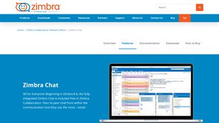 
                            3. Zimbra Chat - Zimbra Support Portal