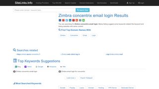 Zimbra concentrix email login Results For Websites Listing - Zimbra Login Concentrix