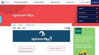 
zipForm® Plus - California Association of Realtor
