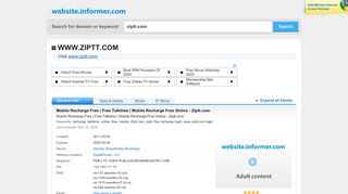 
                            4. ziptt.com at WI. Mobile Recharge Free | Free Talktime | Mobile ... - Ziptt Login