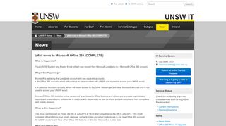 
                            6. zMail move to Office 365 - UNSW IT - UNSW Sydney - Unsw Office 365 Portal