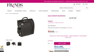 
                            6. Zuca Artist Backpack | Frends Beauty Supply - Portal Zuca