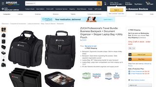 
                            3. ZUCA Professional's Travel Bundle: Business Backpack ... - Amazon.com - Portal Zuca