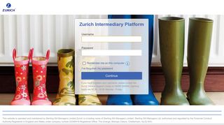 
                            6. Zurich Intermediary Platform - Zurich Sterling Adviser Login