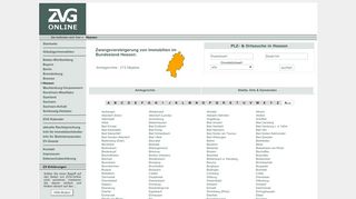 3. Zwangsversteigerung des Landes Hessen auf ZVG-online.net (Stand ... - Zvg Portal Hessen