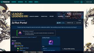 7. Zz'Rot Portal | League of Legends Wiki | FANDOM powered by Wikia - Zz Rot Portal Disabled