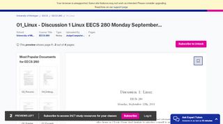 
                            5. 01_Linux - Discussion 1 Linux EECS 280 Monday September ...