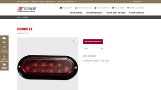 
                            9. 0690621 6″ Oval LED Stop/Turn/Tail Light - Supreme Truck Bodies