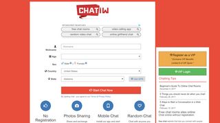 
                            1. #1 Chatiw - Free chat rooms online with no registration ...