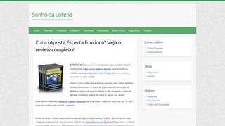 
                            3. #1 Curso Aposta Esperta funciona? Atenção: Leia aqui antes