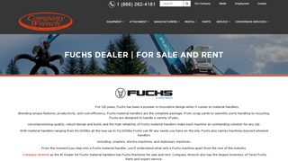 
                            6. #1 Fuchs Dealer | Buy or Rent Terex Fuchs from Company ...