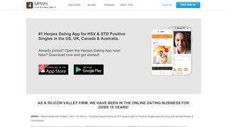 
                            2. 1 Herpes Dating Site & APP for HSV Singles - MPWH.com