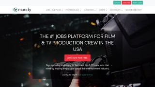 
                            2. #1 Jobs Platform For Film & TV Crew