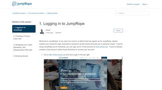 
                            7. 1. Logging in to JumpRope – JumpRope Support